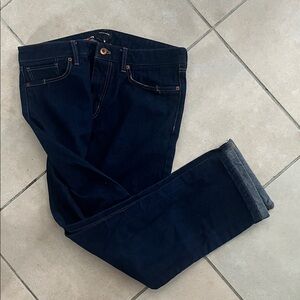 Brixton Men's Straight Jeans - Dark Blue